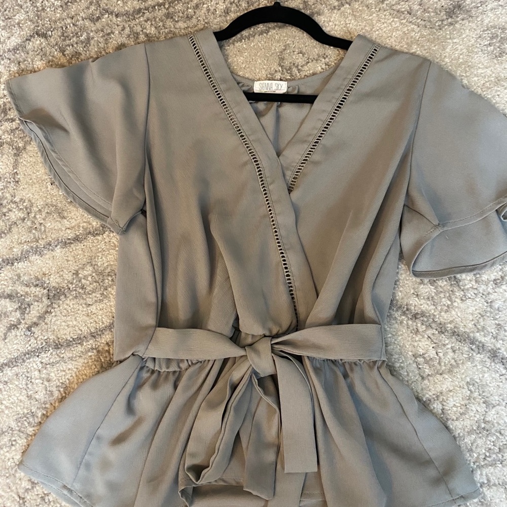 Tie dress top
